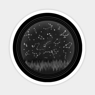 Constellations - B&W Edition Magnet